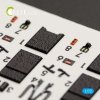 KELIK K72016 F-16I SUFA INTERIOR 3D DECALS FOR KINETIC KIT 1/72